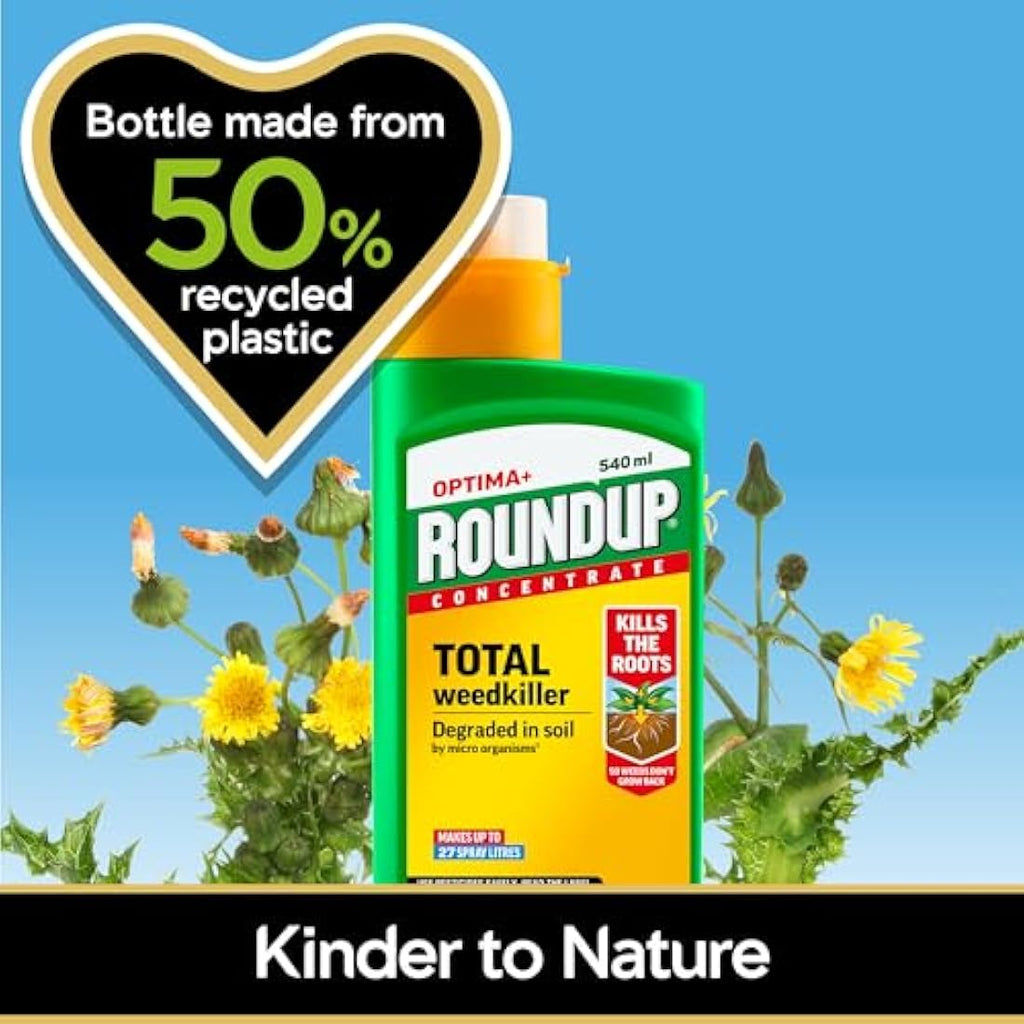 Roundup Optima+ Total Weedkiller | Fast Acting Root Control - 5L