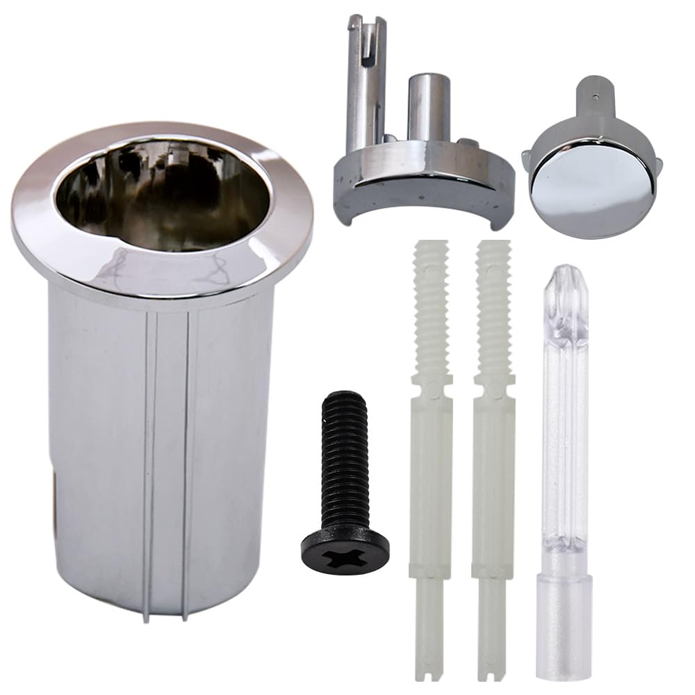YUCKMZ Dual Flush Push Button for Roca D2D – Long Body AH0001700R Chrome