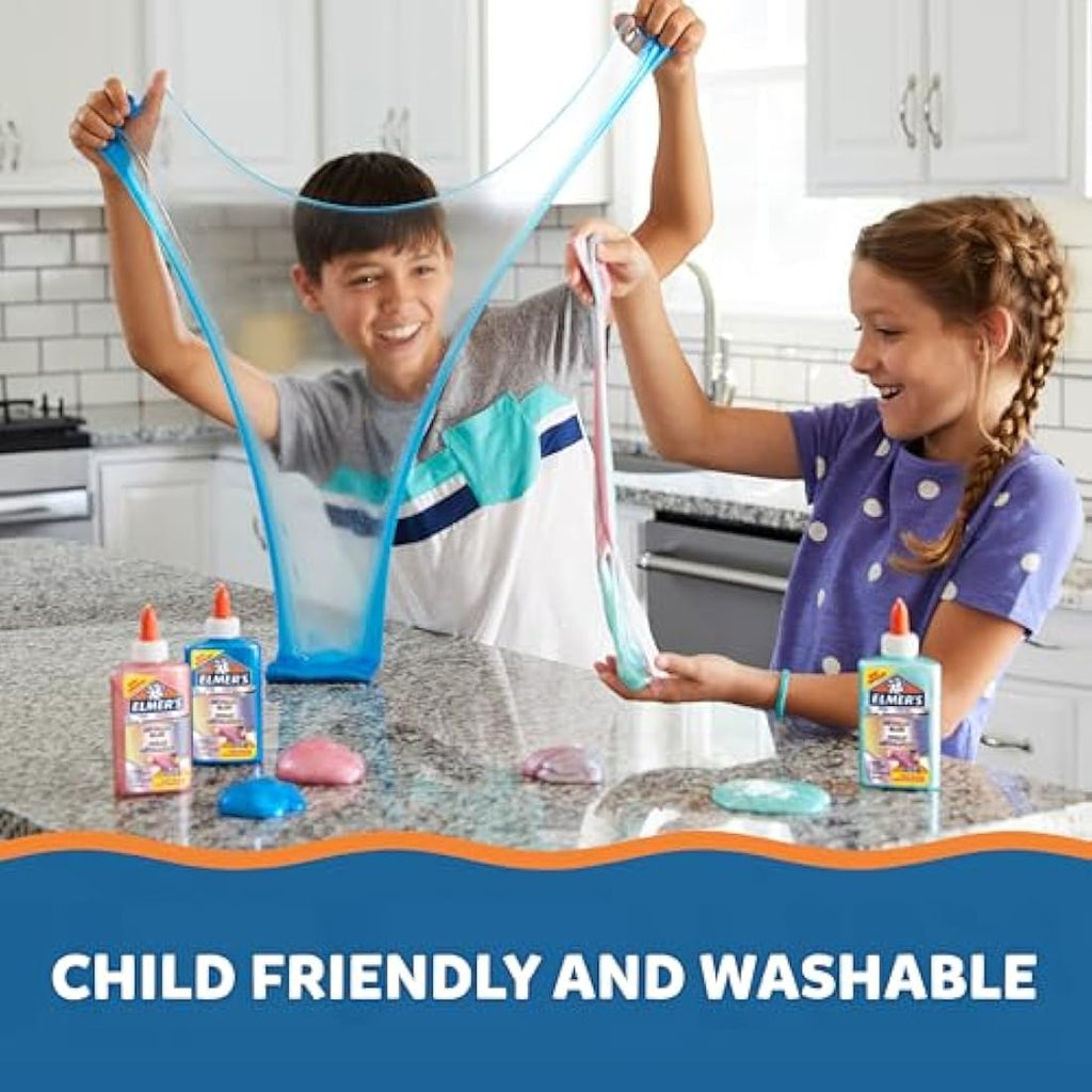 Elmer’s Metallic Slime Kit | Washable DIY Craft Set with Activator