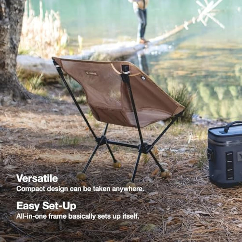 Helinox Chair One – Lightweight Collapsible Camping Chair, Coyote Tan