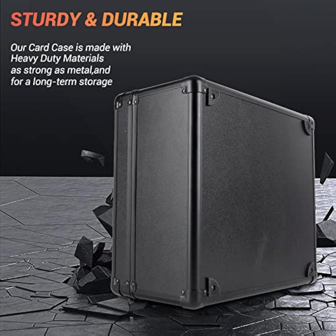 Graded Card Storage Box | 3-Slot Waterproof Trading Card Case