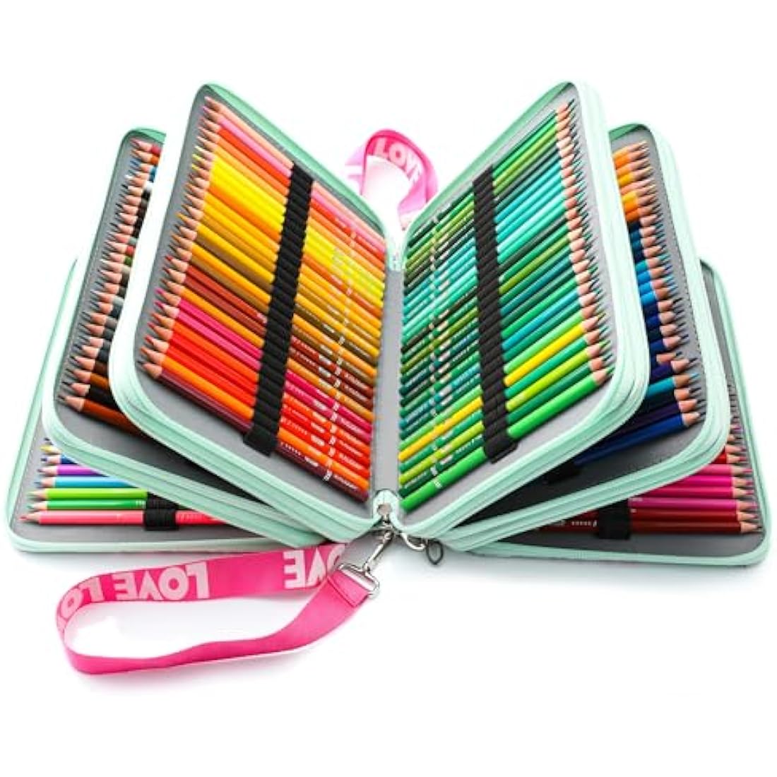 Kalour 256 Colored Pencils Set - Soft Core Drawing Pencils with Case