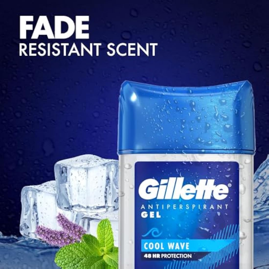 Gillette Cool Wave Clear Gel Antiperspirant Deodorant for Men – 70ml