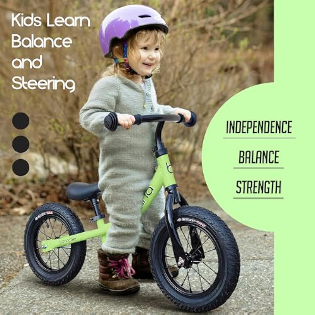 Banana Bike Lightweight Balance Bike for Kids Ages 2-5 | 12 Inch Wheels