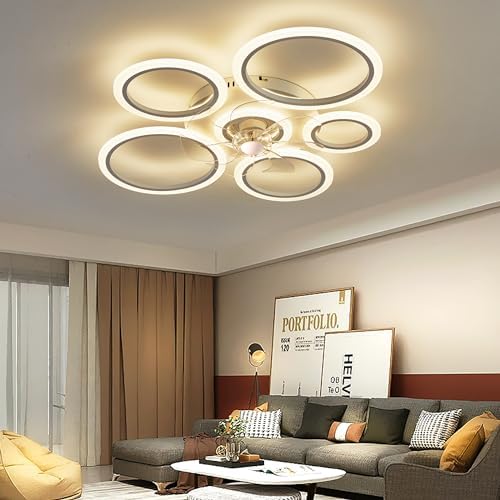 90cm Ceiling Fan with Light | Dimmable LED & Remote Control