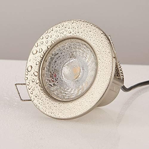 Jolof Store Fire Rated Downlights – IP65 Matt White LED Slimline (4 Pack)