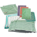 Bamboo Cleaning Towel Set – 11pc Streak-Free Glass Cloths