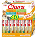 Inaba Churu Chicken Variety Cat Treats – Grain-Free Puree (40 Pack)