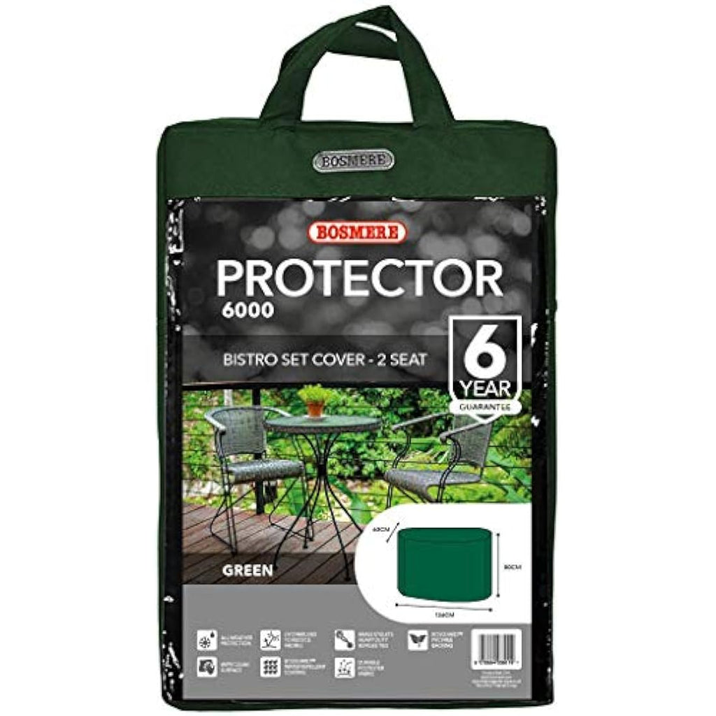 Bosmere Protector 6000 Bistro Set Cover – 2 Seat Waterproof Green