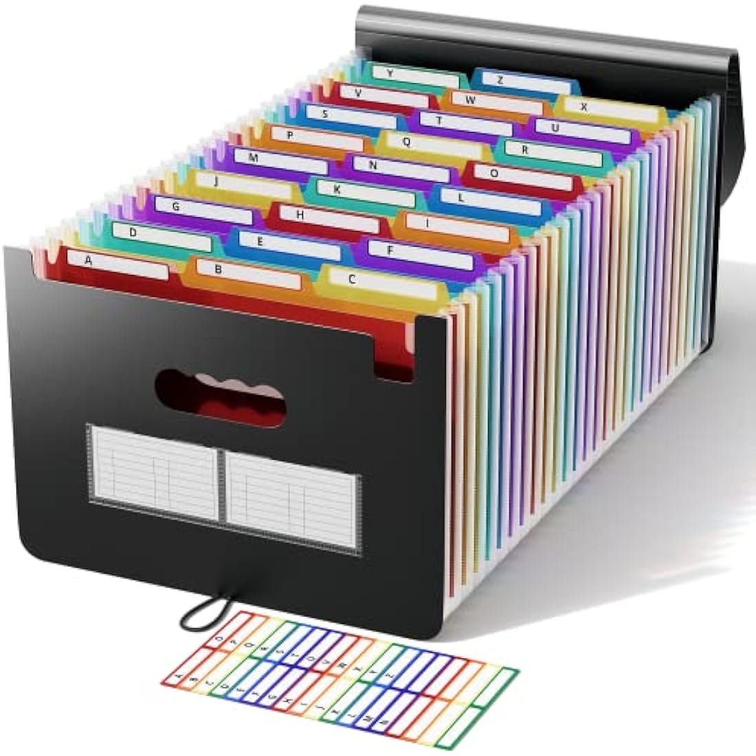 ABC life 26 Pockets Expanding File Folder | A4 Accordion Document Organizer