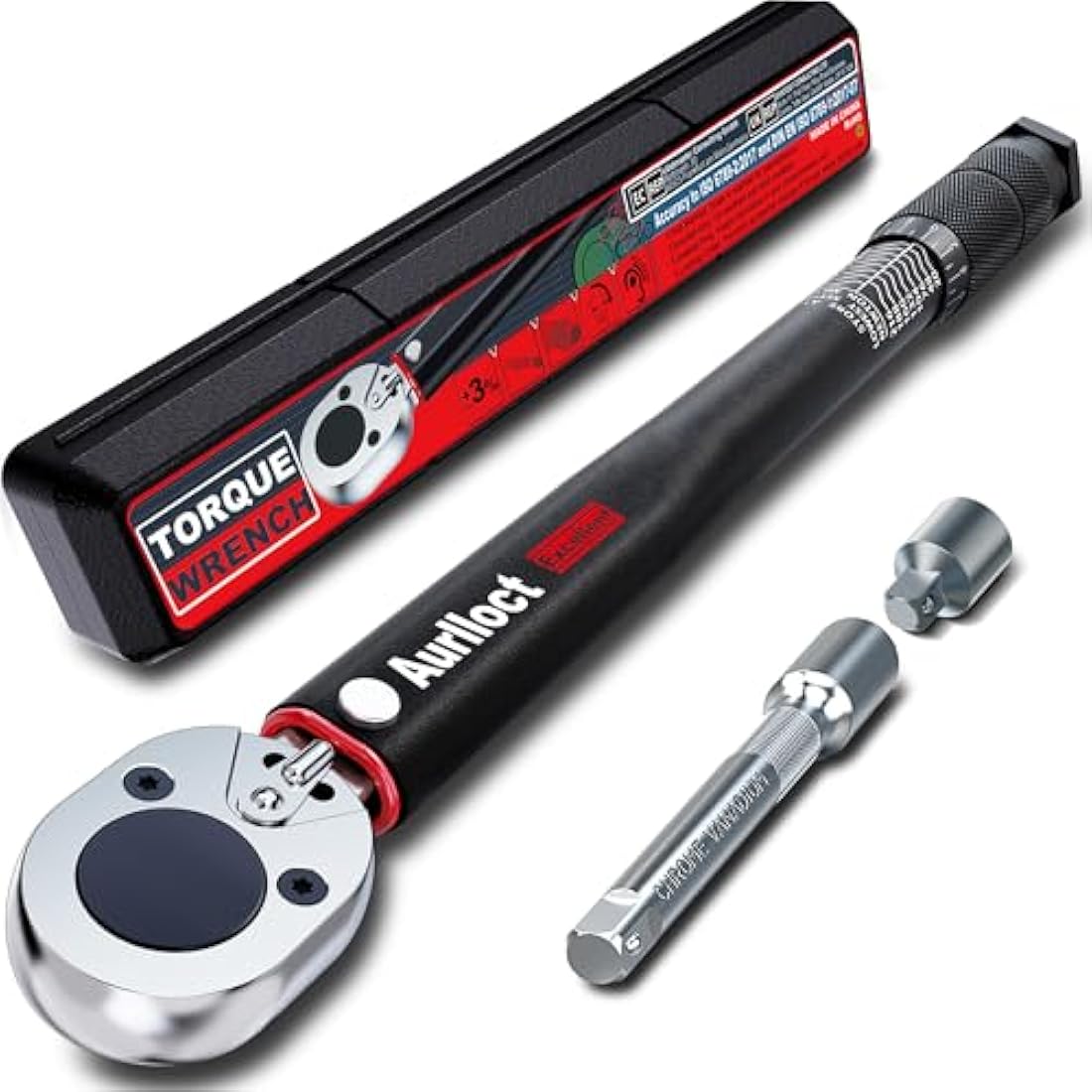 Jolof Store 1/2 Inch Drive Click Torque Wrench (20-230 Nm) - Black