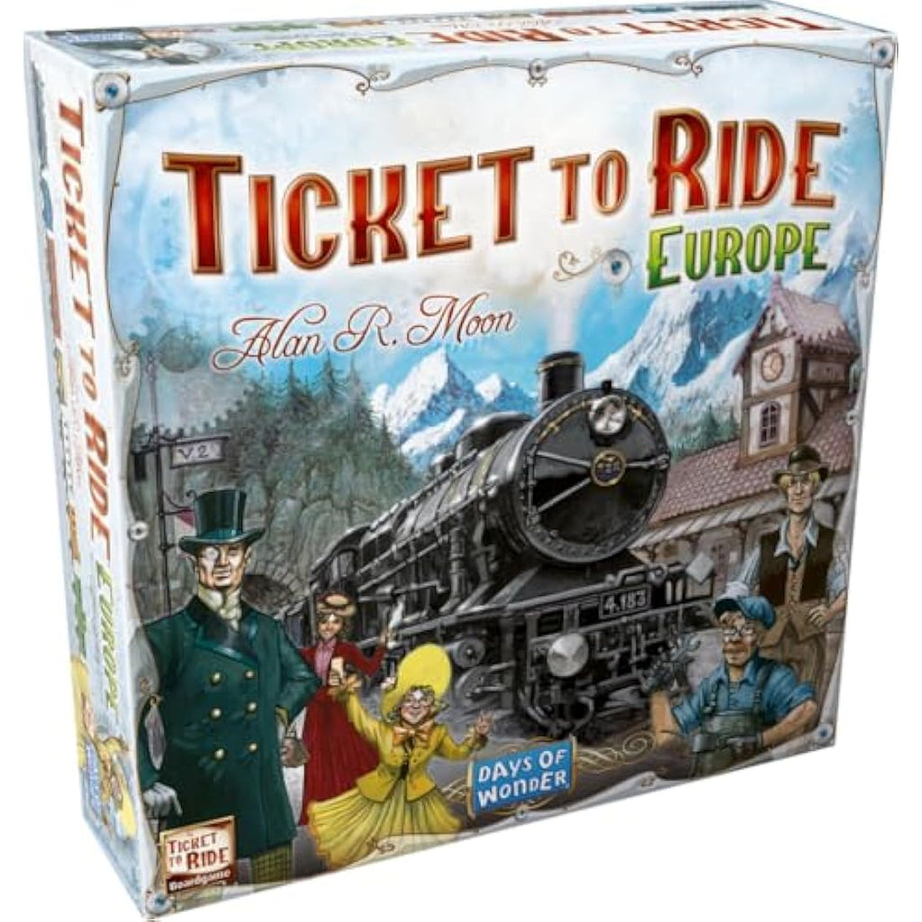 Days of Wonder Ticket to Ride Europe Strategy Board Game, Ages 8+