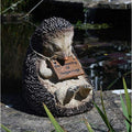 Heather Hedgehog Garden Ornament – Weatherproof Resin Statue