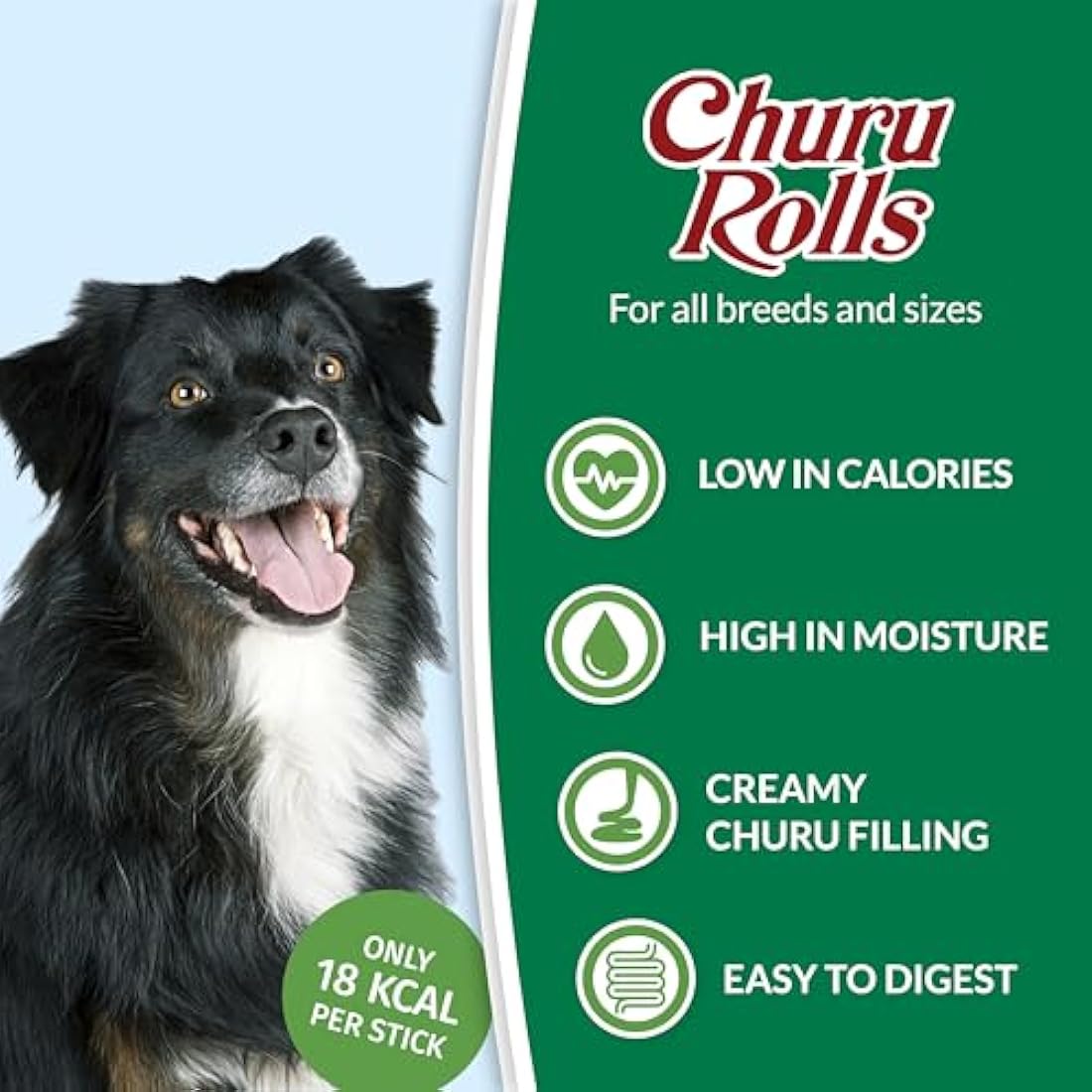 Inaba Churu Rolls Chicken & Salmon Grain-Free Dog Treats (8 Pack)