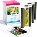 Canon Selphy KP-108IN Compatible Ink and 4x6 Photo Paper Set - 108 Sheets