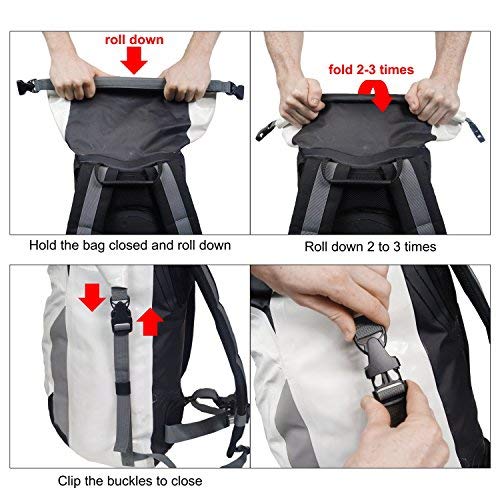 30L Waterproof Cycling Rucksack – Hi Viz Reflective Dry Bag