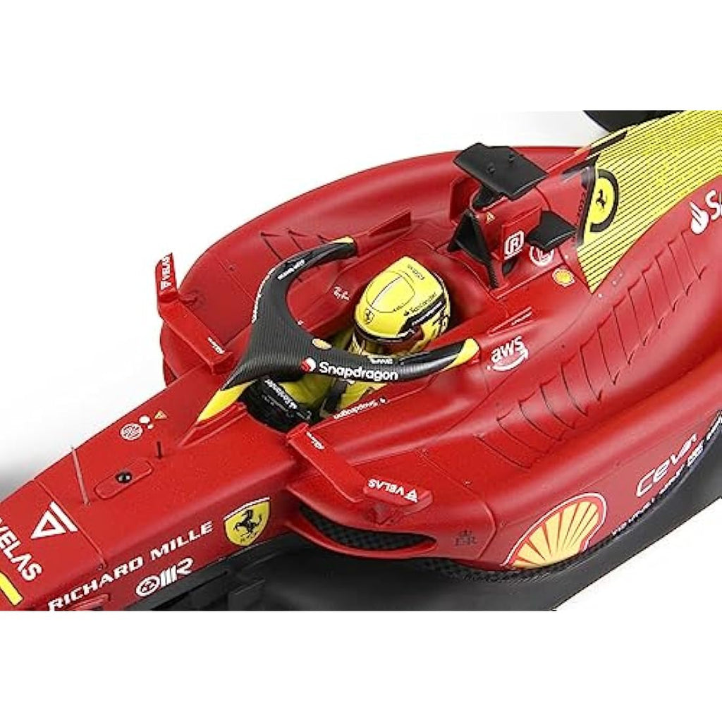 Bburago Ferrari F1-75 Italy Monza GP 2022 Diecast Model - 1/18 Scale