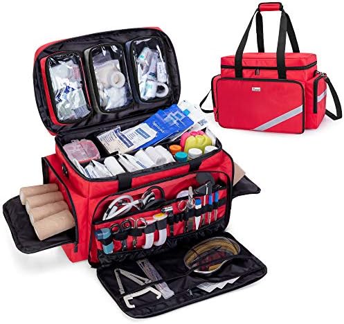 Trunab First Aid Bag – Professional EMT Trauma Bag with Dividers
