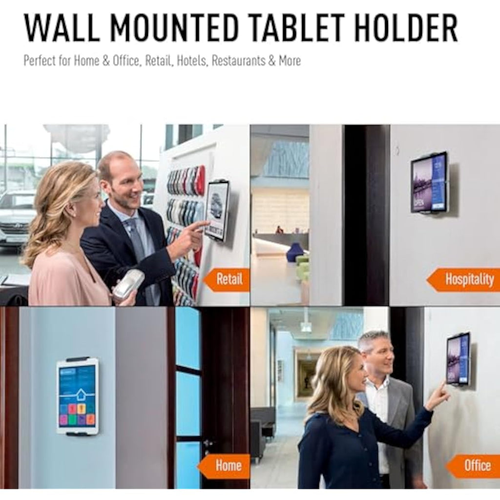 Anti-Theft Tablet Wall Mount – 7-13" Lockable Holder