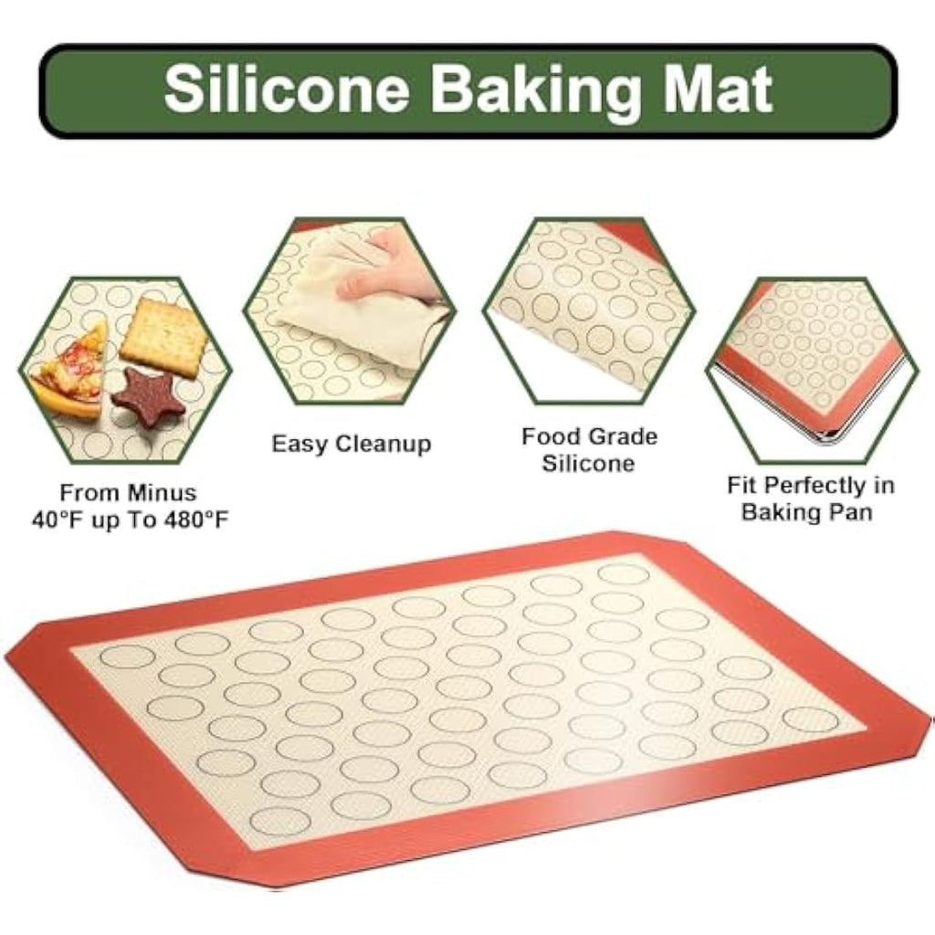 9-Piece Stainless Steel Baking Sheet and Cooling Rack Set