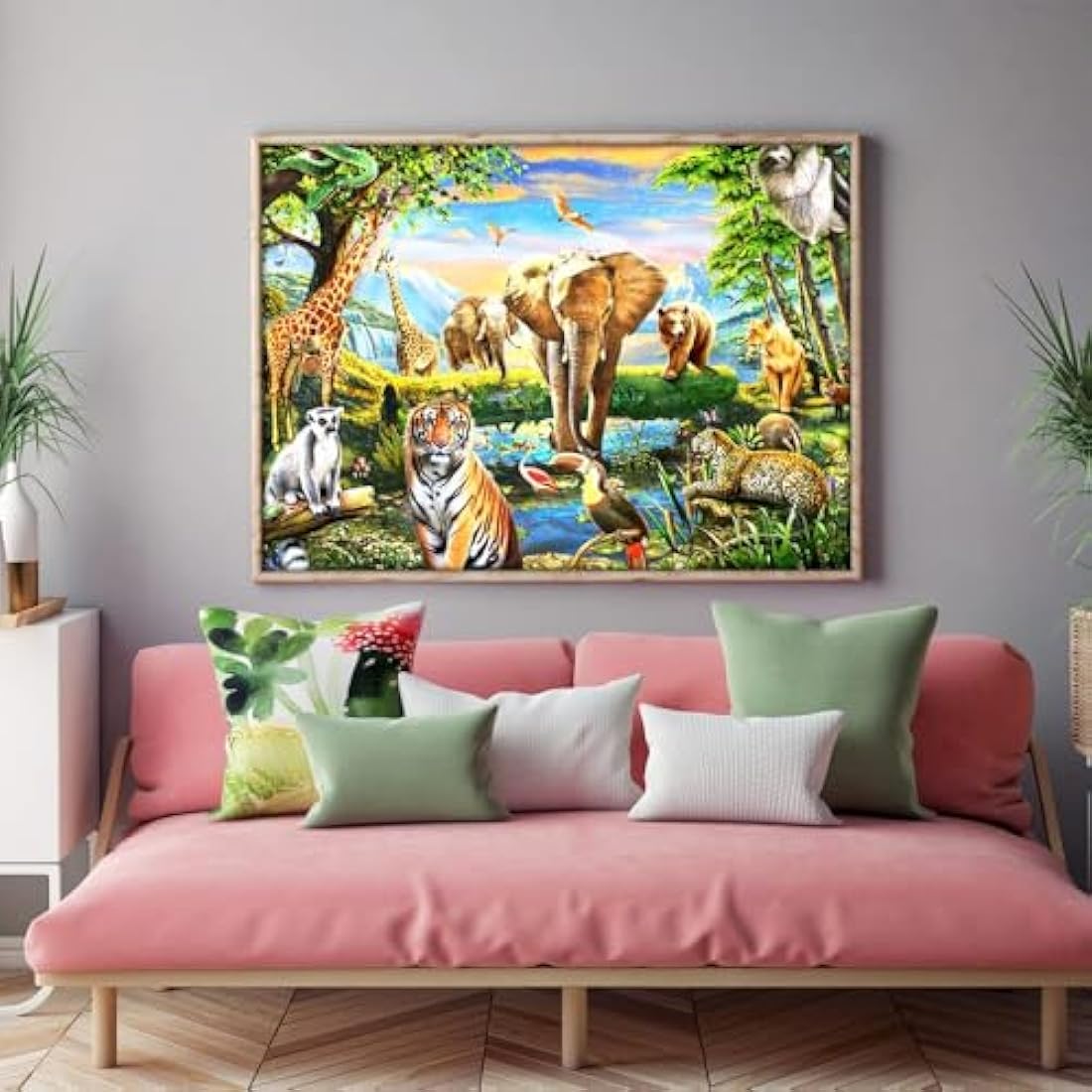 Jolof Store Safari Animal World Jigsaw Puzzle - 1000 Pieces for Adults