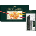 Faber-Castell Polychromos Coloured Pencils & Pitt Graphite Set - 36pc