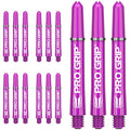 Target Darts Pro Grip Shafts – 5 Sets (15 Total) Medium Aqua Nylon