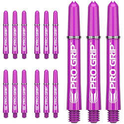 Target Darts Pro Grip Shafts – 5 Sets (15 Total) Medium Aqua Nylon