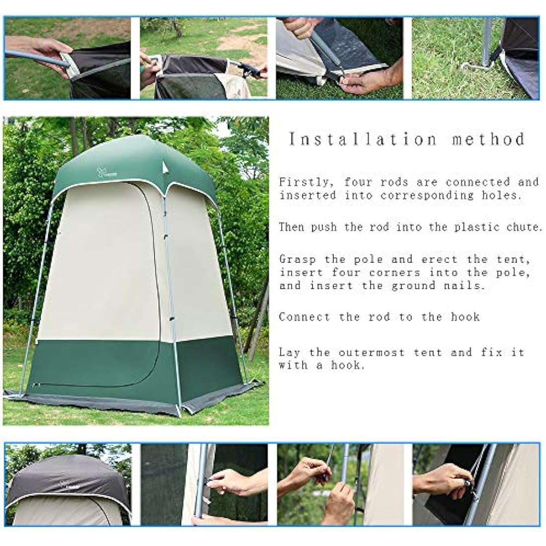 Jolof Store Portable Outdoor Shower Tent – Privacy Changing Room Shelter