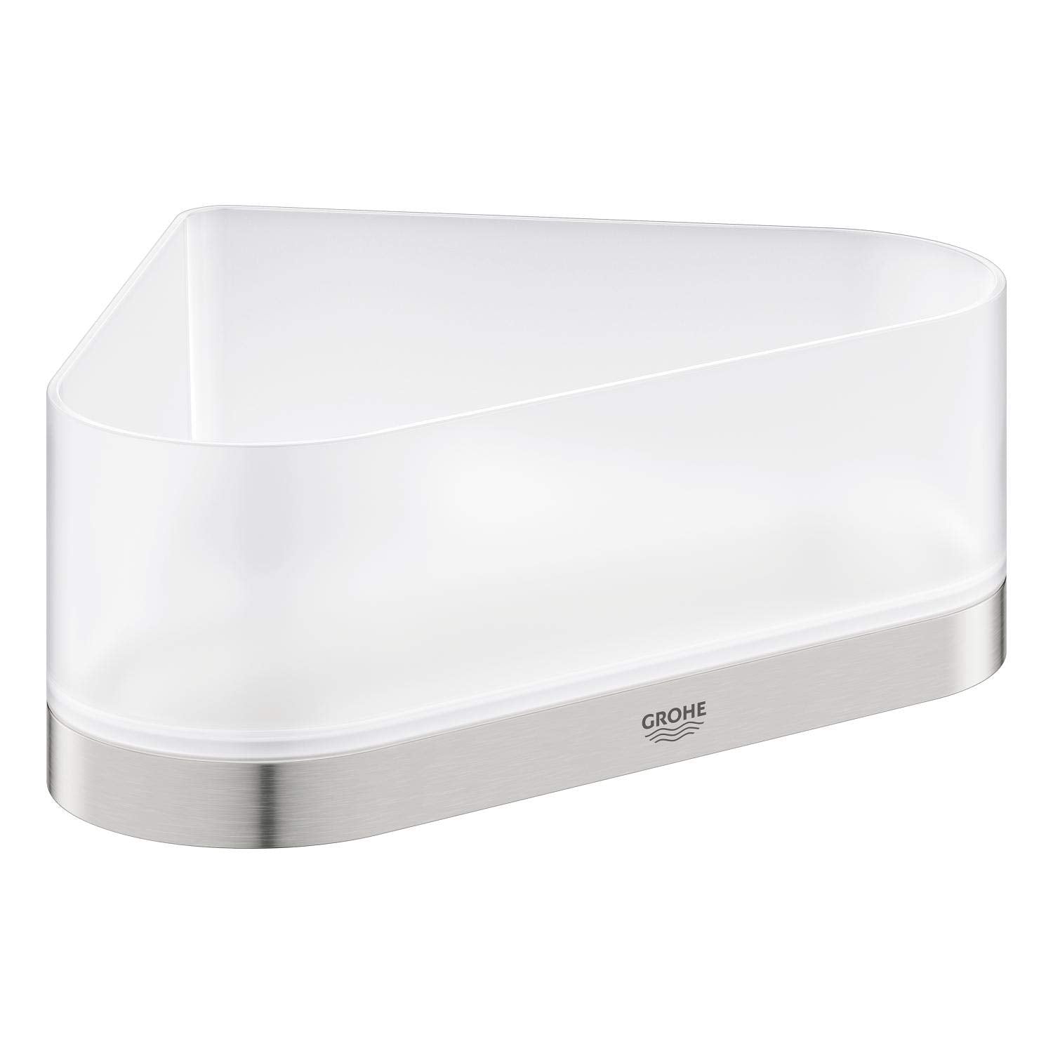 Grohe Selection Corner Shower Tray with Holder - Supersteel Metal