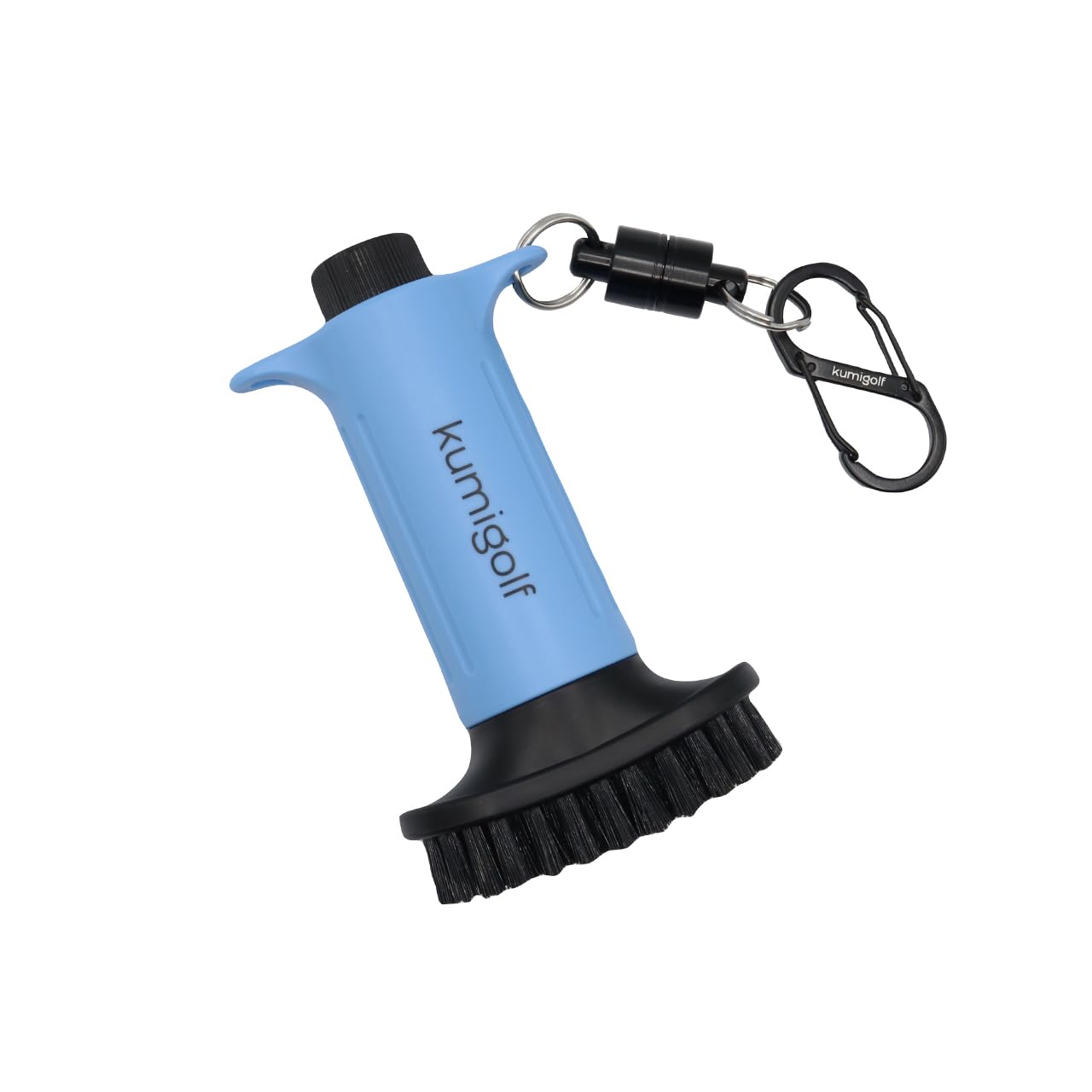 kumigolf H3 Golf Water Brush – Magnetic Club Cleaner with Nylon Bristles