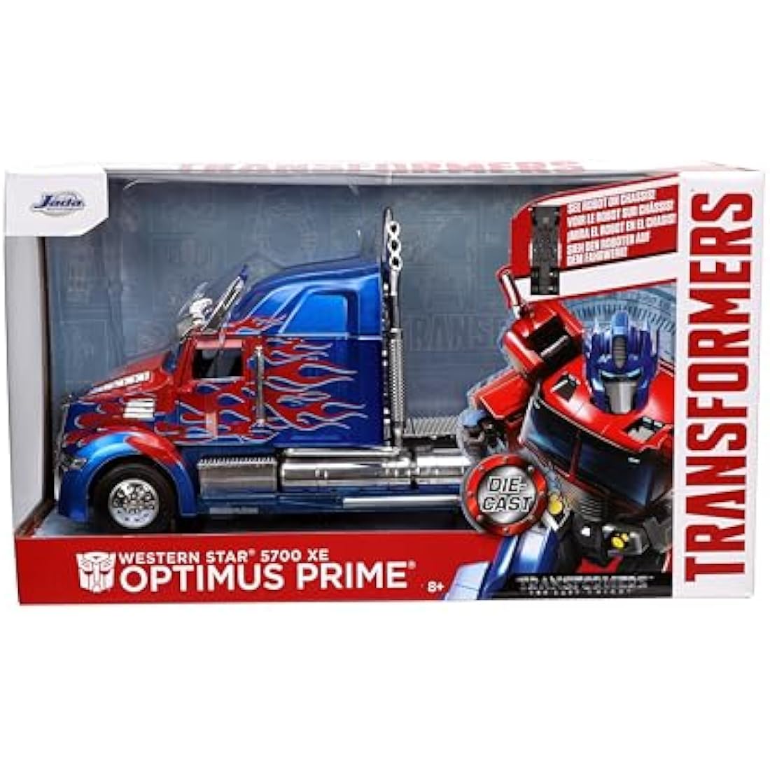 Jada Toys Transformers Western Star 5700 XE Phantom 1:24 Diecast Car