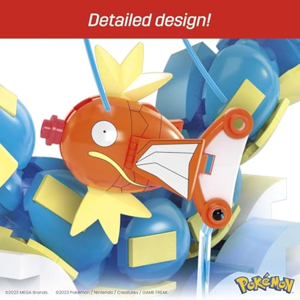 MEGA Pokémon Magikarp Evolution Set – 411 Piece Gyarados Building Toy