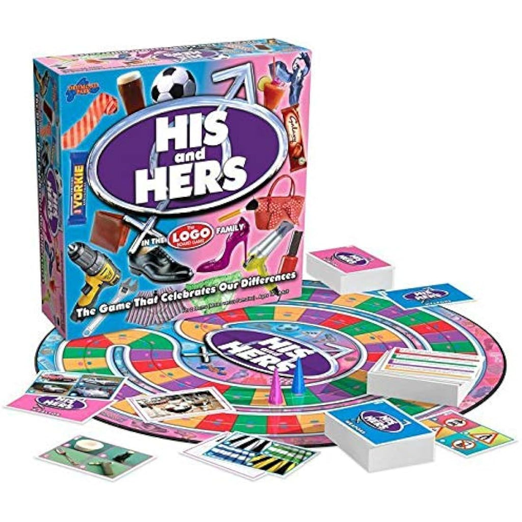 His and Hers Board Game | Jolof Store Humorous Couples Party Game
