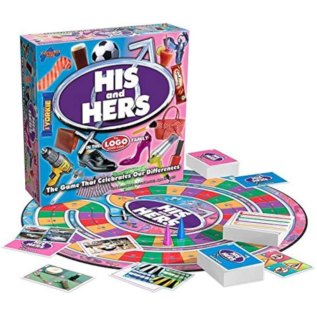 His and Hers Board Game | Jolof Store Humorous Couples Party Game
