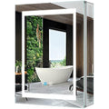 Tokvon LED Bathroom Mirror Cabinet | Anti-Fog with Shaver Socket | 500x700mm