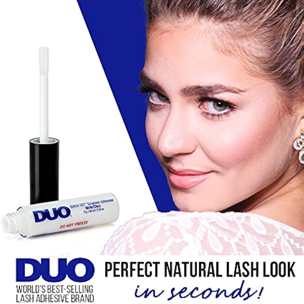 Duo Quick Set Clear Lash Glue | Latex Free Waterproof Adhesive, 5g