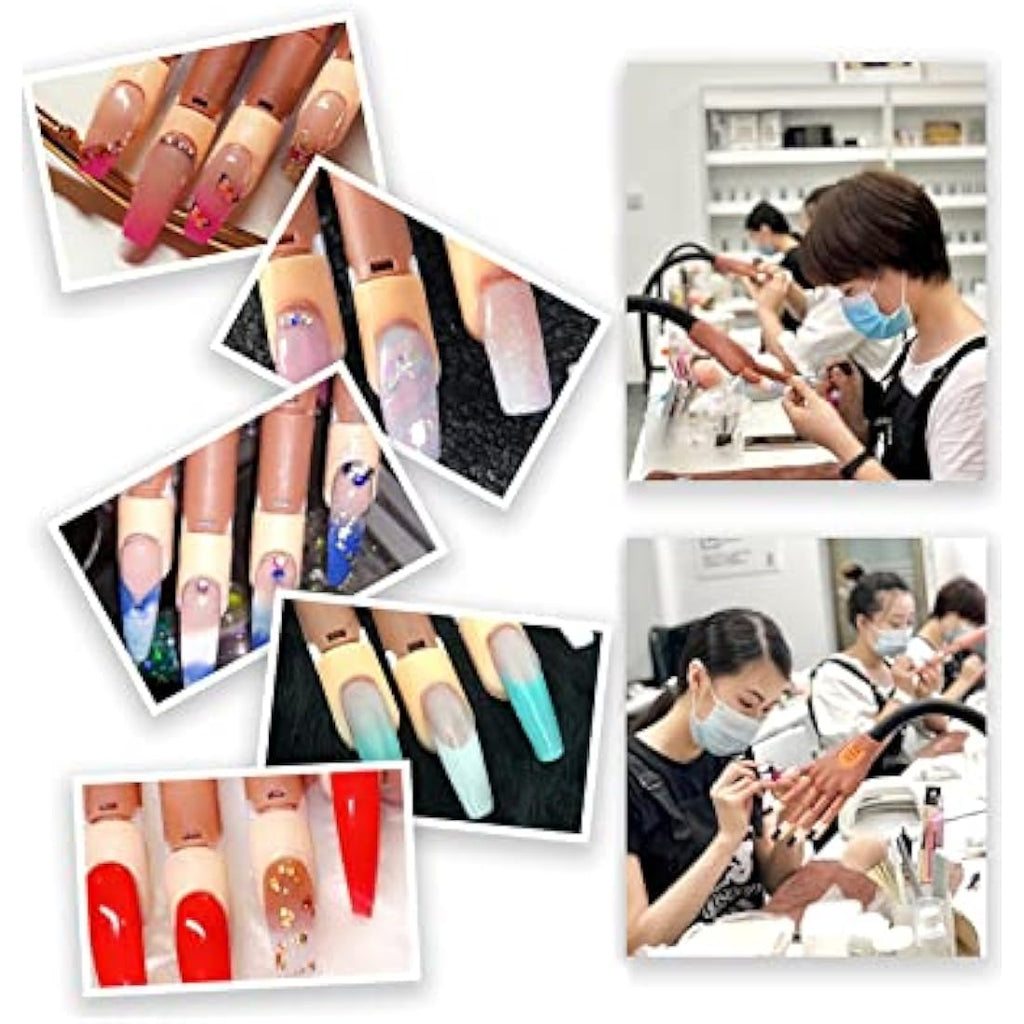 Acrylic Nail Practice Hand – Flexible Manicure Model