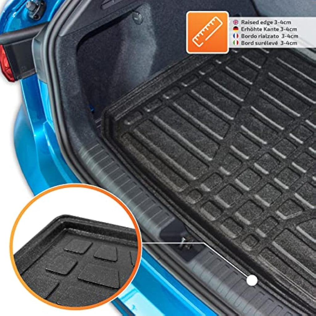 SCOUTT Boot Liner for Clio mk3 2005-2012 | Anti-Slip Rubber Boot Mat