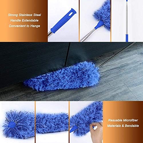 Jolof Store Microfiber Feather Duster | 100 Inch Extendable Pole