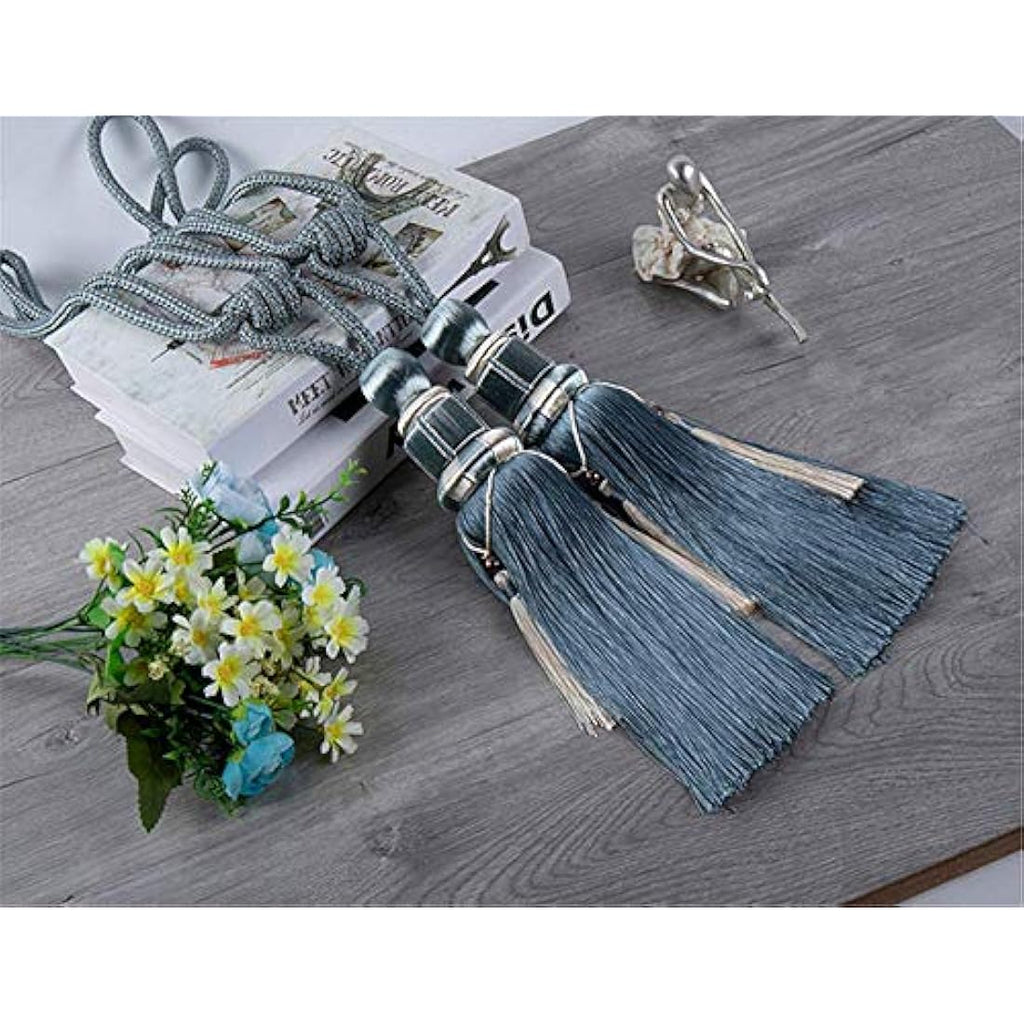 Handmade Tassel Curtain Tiebacks | 1 Pair Decorative Holdbacks