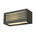 SLV Box-L Wall Light – Modern Anthracite Aluminum Outdoor Sconce