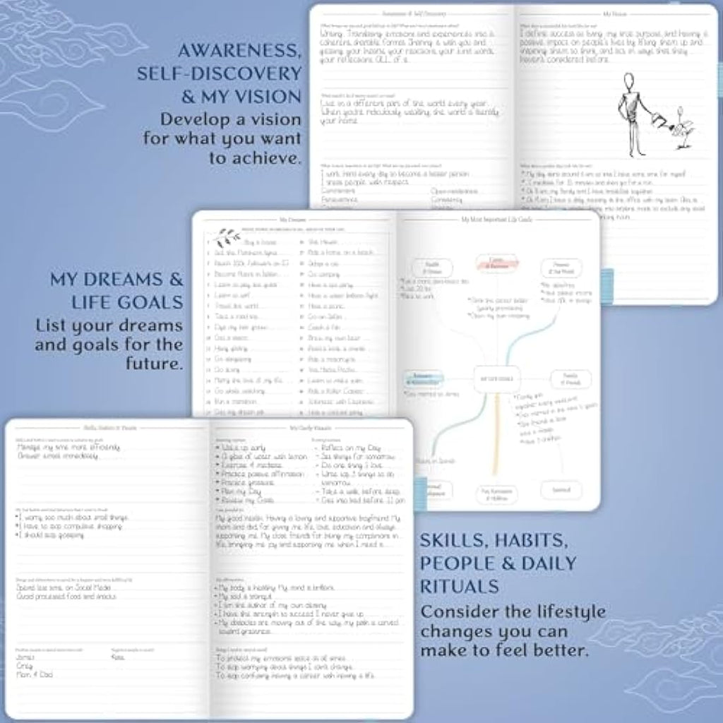 Legend Hourly Schedule Planner – Undated A5 Daily Organizer, Periwinkle