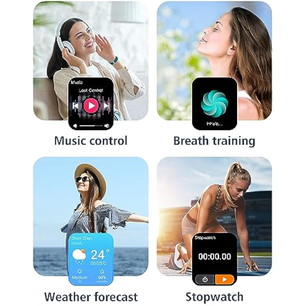 GRV Smart Watch with Bluetooth Calling | IP68 Fitness Tracker for Men Women