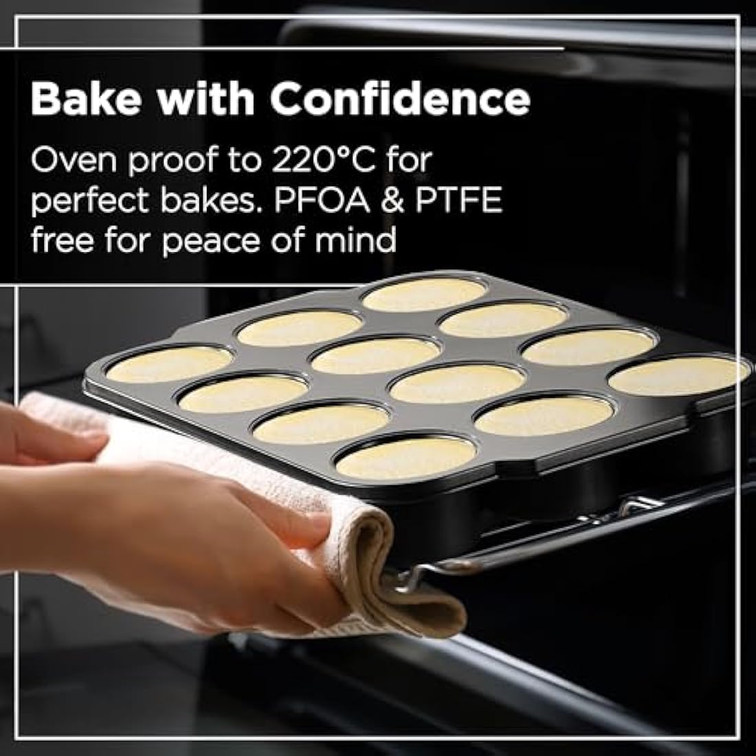 Wrenbury 12 Cup Mini Cheesecake Tin | Loose Base Steel Muffin Mould