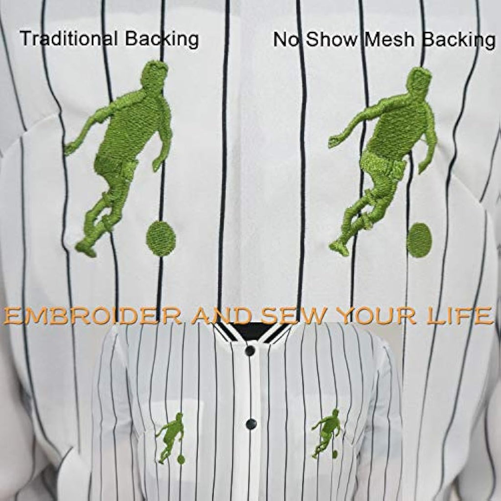 New brothread No Show Mesh Embroidery Stabilizer - 12" x 50Yd Roll