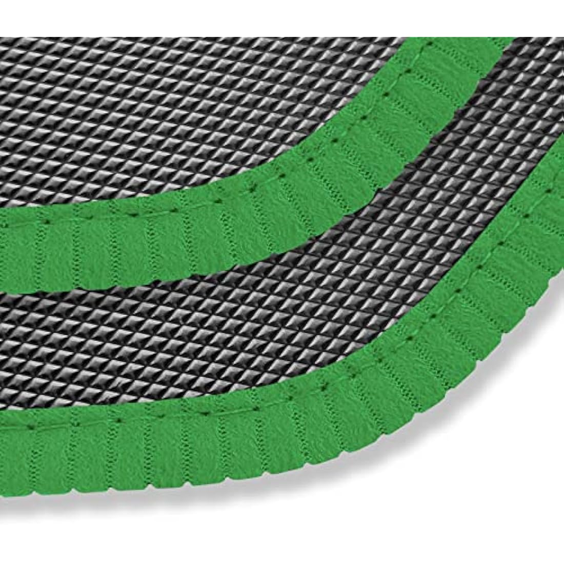 Jolof Store Volvo XC40 2018+ Rubber Car Mats – Luxury Diamond Green Trim