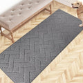 FCSDETAIL Indoor Dirt Trapper Door Mat - Non-Slip Washable Runner Rug