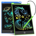 TECJOE 10 Inch LCD Writing Tablet 2-Pack | Colorful Doodle Board for Kids