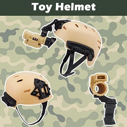 Jolof Store Kids Military Soldier Costume Set with Toy Shotgun & Helmet
